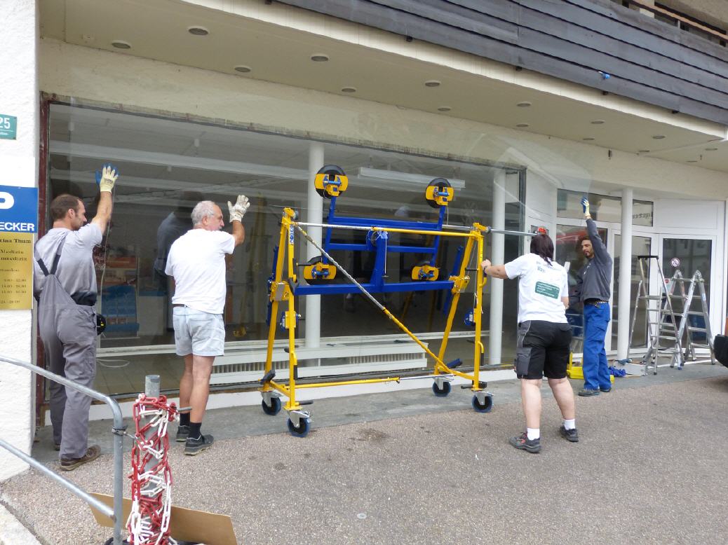 Schaufensterverglasung Reparatur