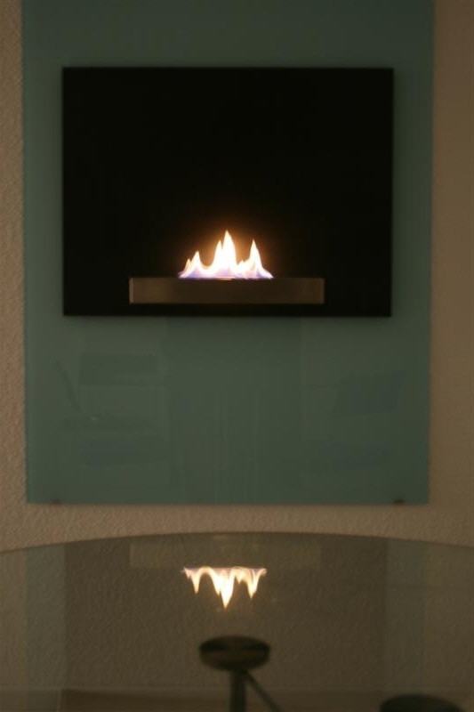 Glutschutz aus Glas für Holzöfen