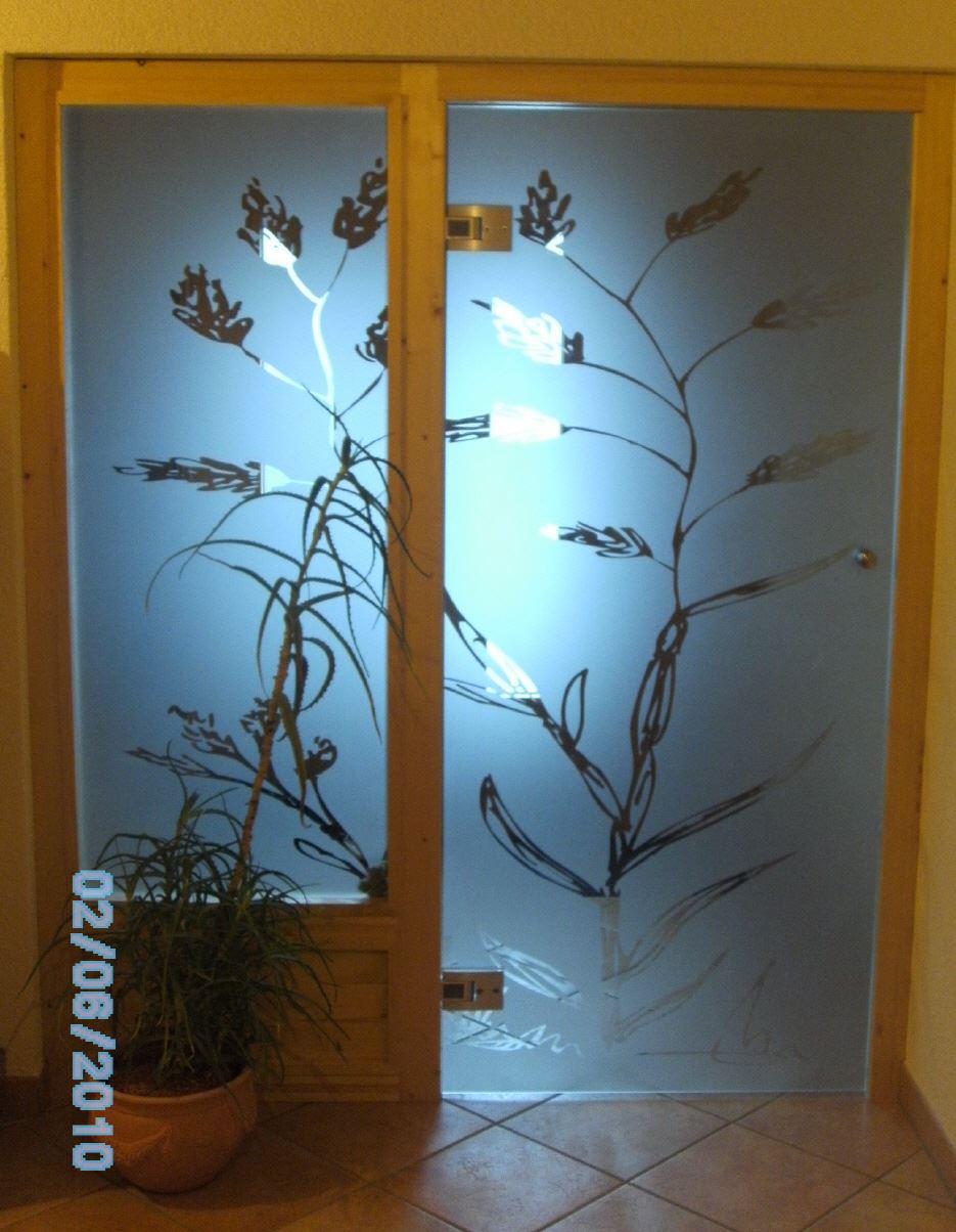 Florales Glasdesign